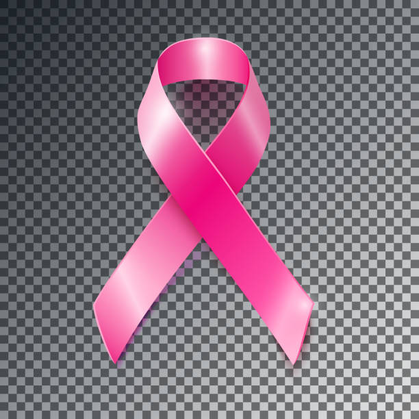 ベクトルピンクのリボン乳がん啓発 symboll - breast cancer women breast cancer awareness ribbon pink点のイラスト素材／クリップアート素材／マンガ素材／アイコン素材