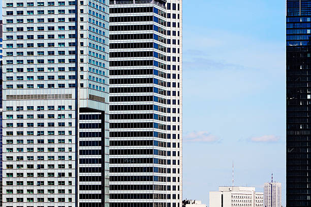 istock Modern skyscrapers in Warsaw downtown 545991044