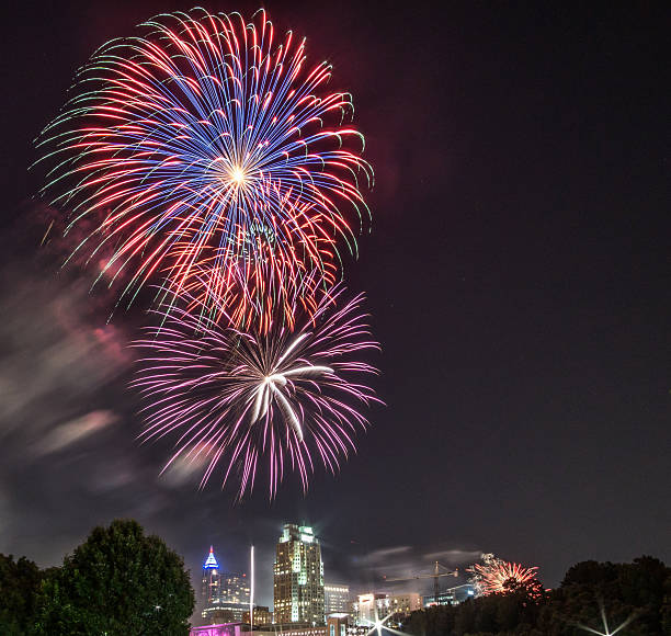istock Fireworks on the 4th of July, 2016 in Raleigh, NC. 545993648