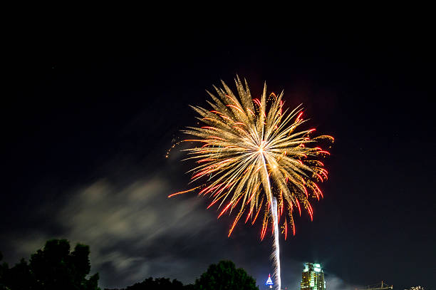 istock Fireworks on the 4th of July, 2016 in Raleigh, NC. 545994322