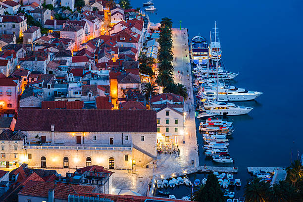 istock Hvar town on Hvar island, Croatia 546000284