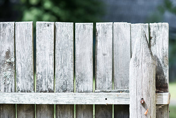 istock Wooden plank fence 546003360
