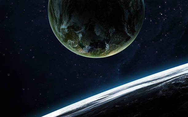 istock Universe scene with planets, stars and galaxies in outer space 546004122