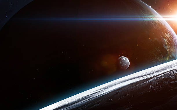 istock Universe scene with planets, stars and galaxies in outer space 546004180