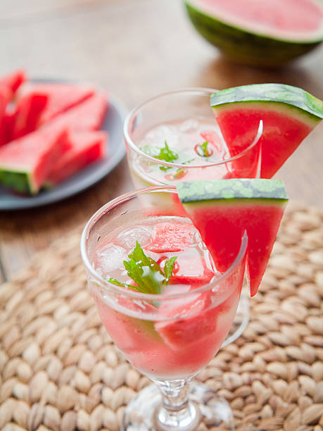 istock Watermelon water - summer detox 546004396
