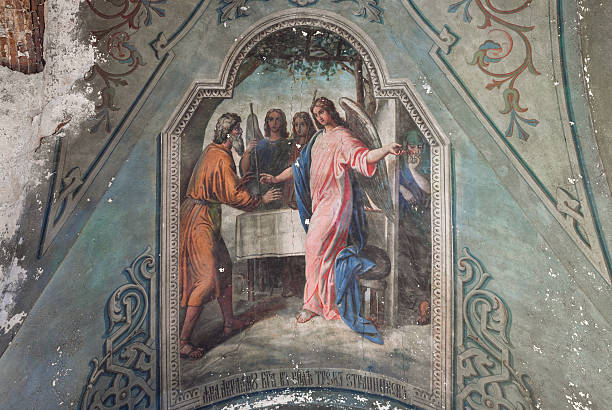 istock Ceiling painting on the biblical theme 546005940