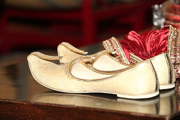 istock Traditional Indian Wedding Shoes 546011172