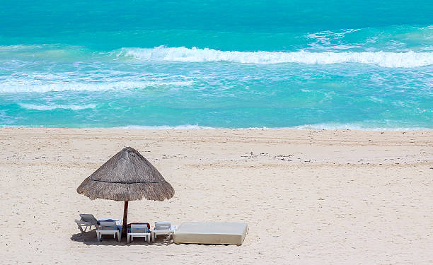 istock Beautiful beach in Cancun - Mexico 546011440