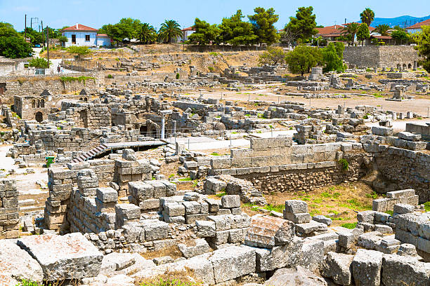 istock New Buildings over Ancient Ruins in Corinth 546012138