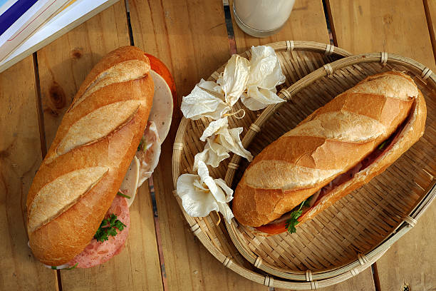Vietnamese food, banh mi, fast food for breakfast