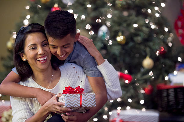 istock Son Giving His Mother a Gift 546013254