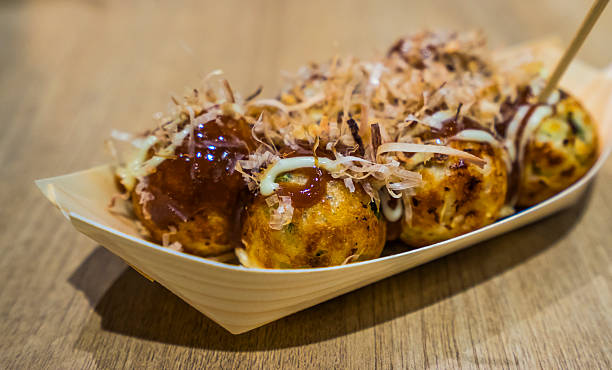 Takoyaki Traditional japanese food or snack: Takoyaki takoyaki stock pictures, royalty-free photos & images