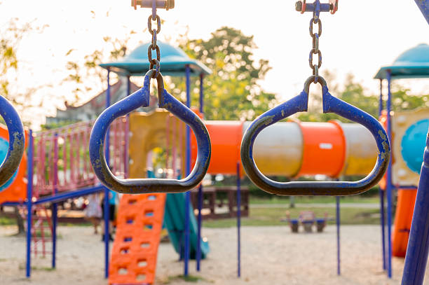 istock Colorful playground on yard in the park. 546021202
