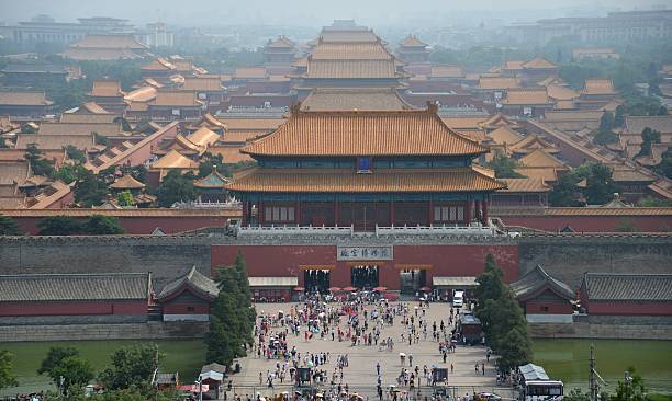 istock Forbidden City,  View from Jingshan garden 546022400