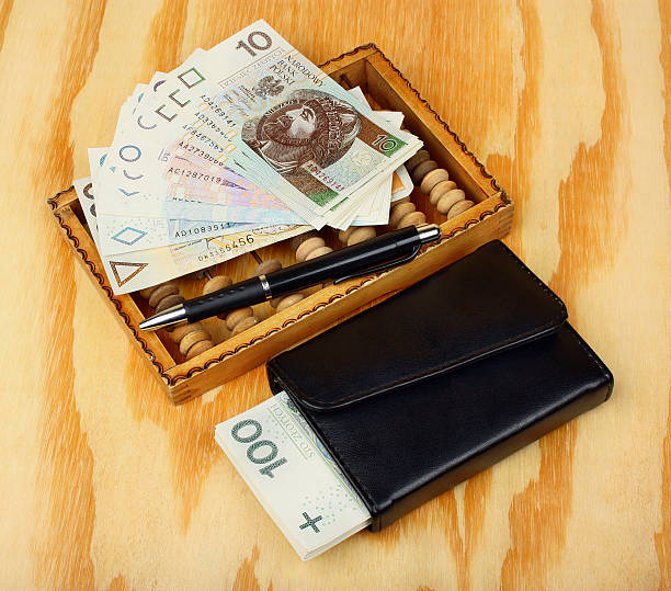 istock Abacus and polish money 546022552