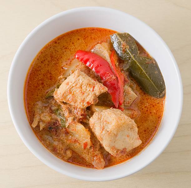 istock Plate of Red Curry with Coconut Milk 546023892