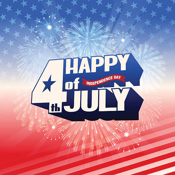 Fourth of July vector art illustration