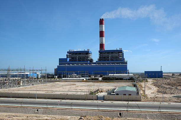 centrale thermique de vinh tan, vietnam - environmental conservation built structure solar power station building exterior photos et images de collection