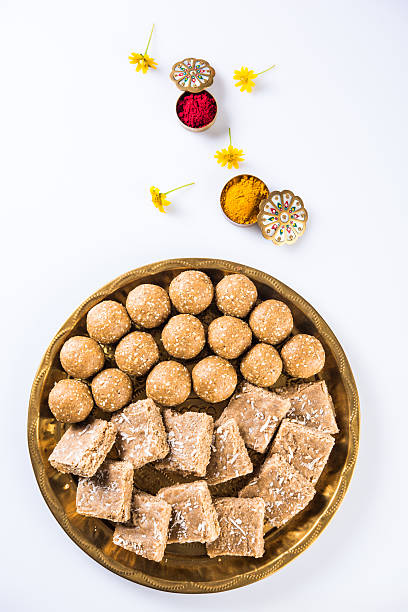 istock Makar Sankranti sweet tilgul laddu and haldi kumkum 546162786