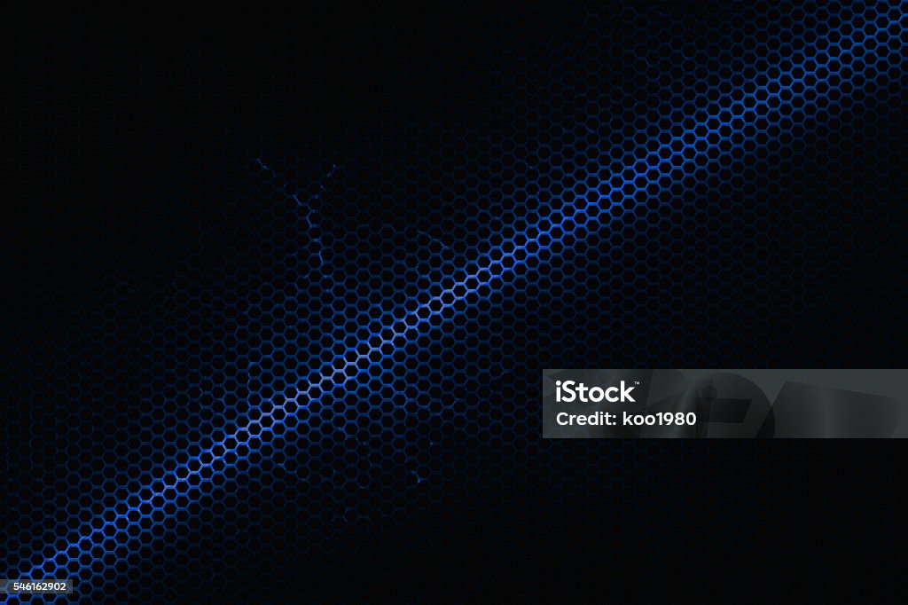 Mesh Blue Color Blue Metallic Mesh And Lihgt Stock Photo - Download Image Now ...