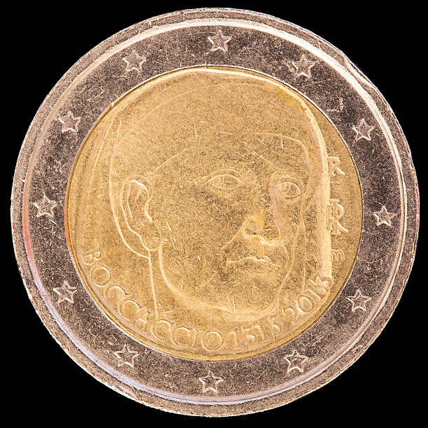 istock Commemorative two euro coin issued by Italy in 2013 546163648