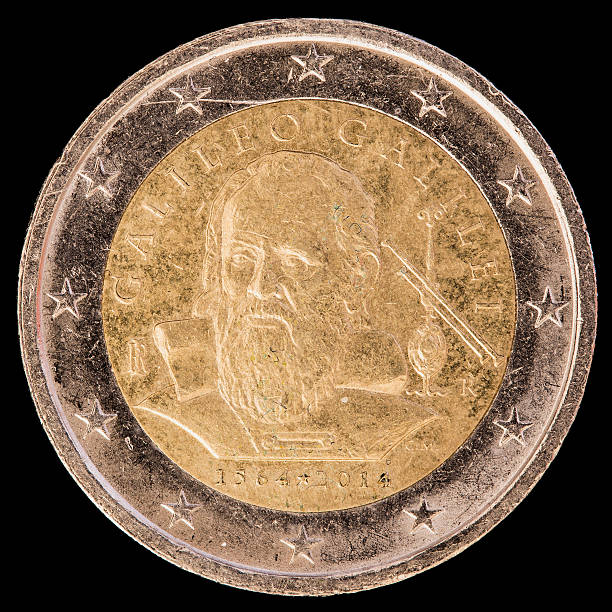 istock Commemorative two euro coin issued by Italy in 2014 546164000
