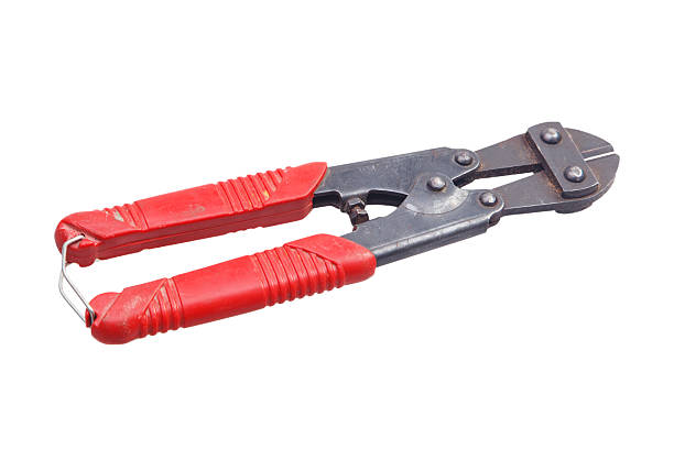 istock studio photography of a red bolt clipper in white back 546164656