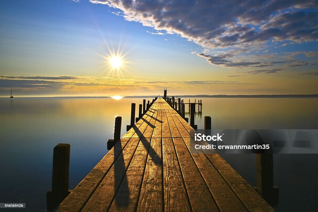 Denmark seascape in denmark in Thuro Denmark Stock Photo