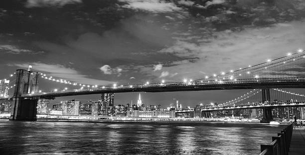 istock New York City Brooklyn Bridge black and white 546166522