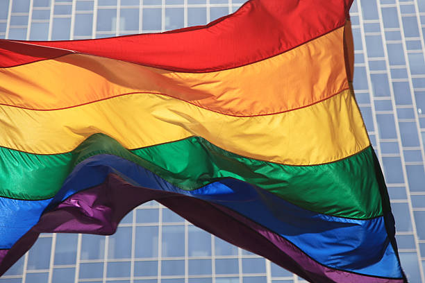 istock Gay pride rainbow flag 546170016