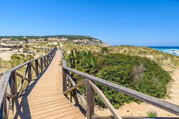 istock Foot bridge at Cala Mesquida - Mallorca, Spain 546170802