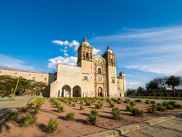 Church of Santo Domingo de Guzman in Oaxaca, Mexico stock photo