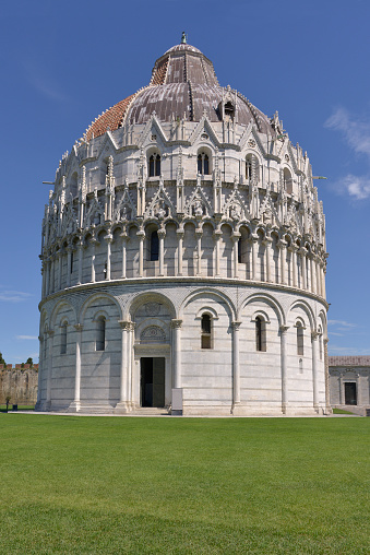 The Pisa Baptistry of St. John (Italian: Battistero di San Giovanni) is a Roman Catholic ecclesiastical building in Pisa, is a city in Tuscany, Central Italy,