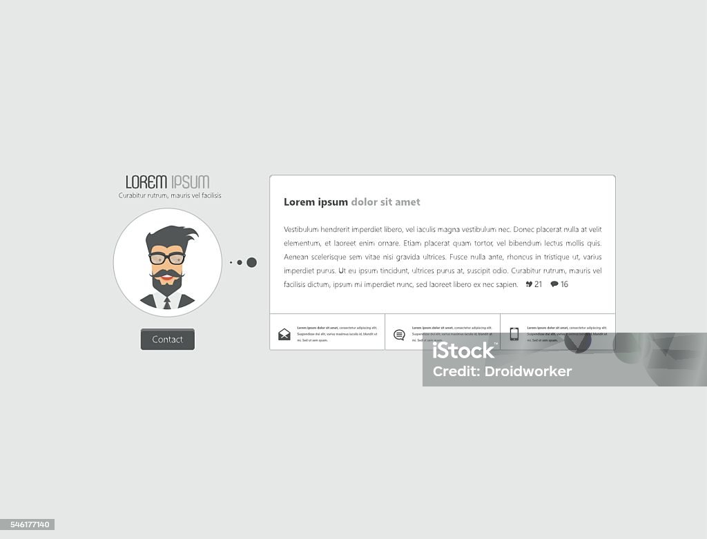 Discussion Boxes Vector Discussion Box Design For Your Website Stock Illustration ...