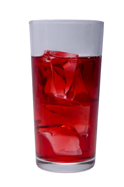 istock cherry juice with ice on a white background 546177778