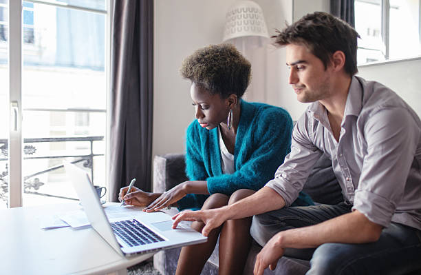 istock Business partners working at home 546178190