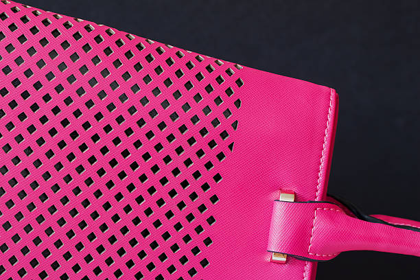 istock Purple handbags with perforated 546179376