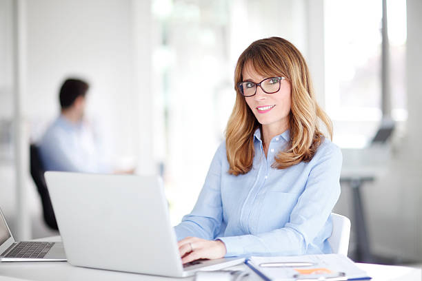 istock Executive businesswoman at office 546184472