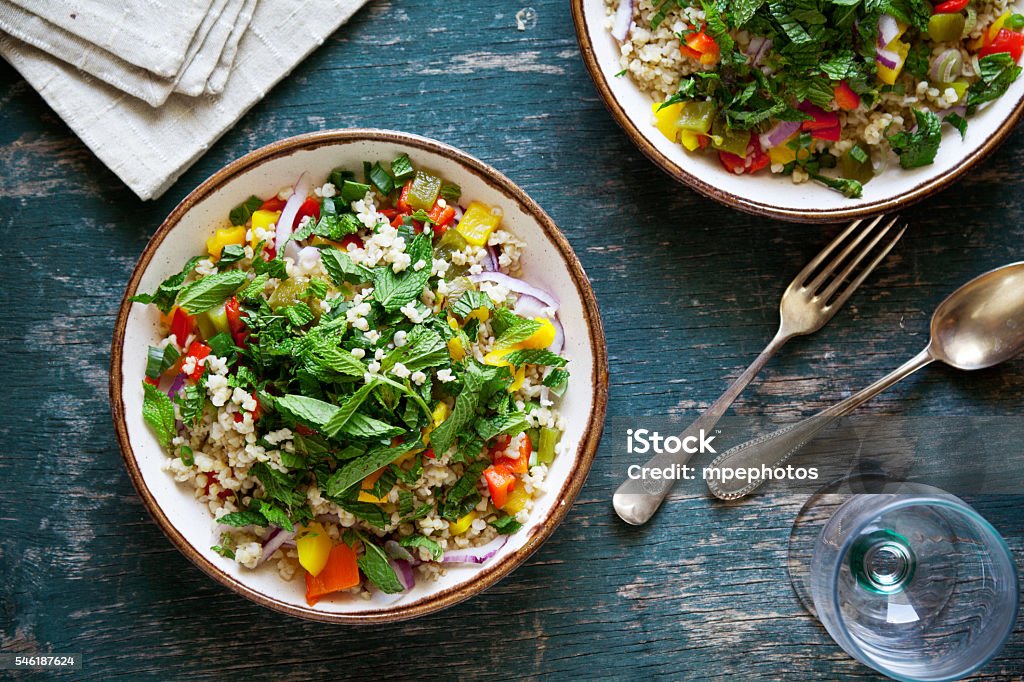 Vegetarische Salat - Lizenzfrei Salat - Speisen Stock-Foto