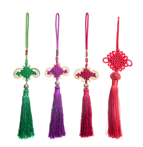 istock Lucky knot for Chinese new year greeting 546189432
