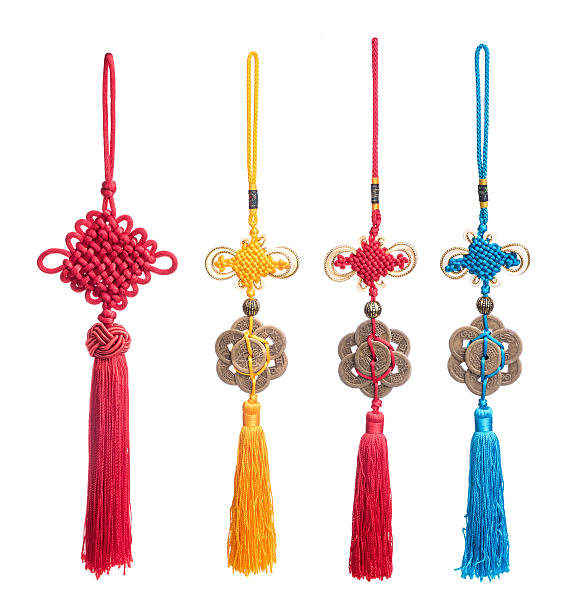 istock Lucky knot for Chinese new year greeting 546189560