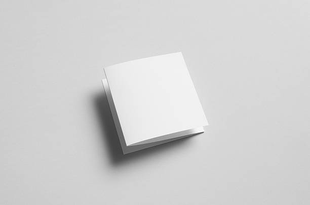 Square Z-Fold / Fan Fold Brochure Mock-Up