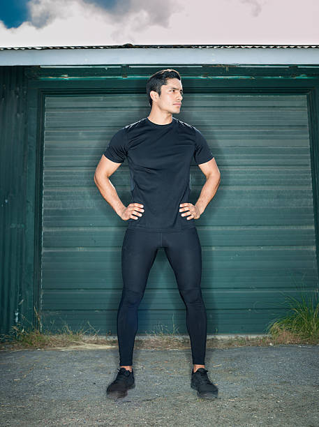 istock Hispanic Fitness Model Posing 546192104