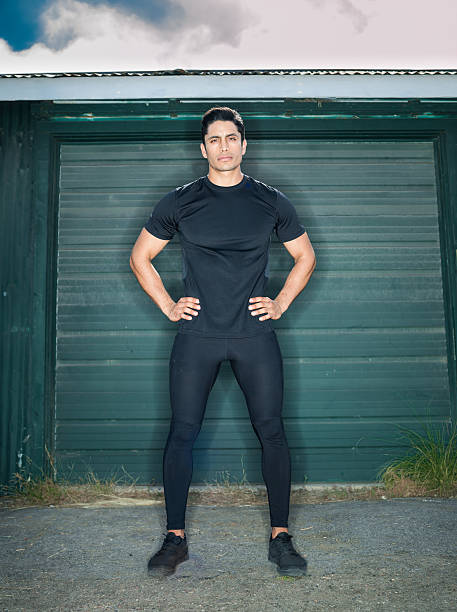 Hispanic Fitness Model Posing