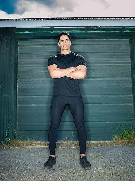 istock Hispanic Fitness Model Posing 546192290