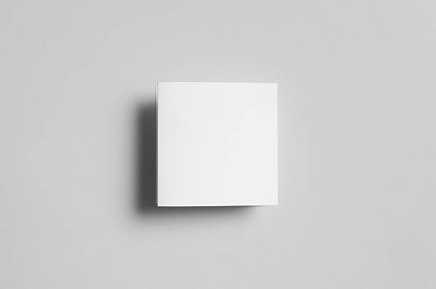 istock Square Z-Fold / Fan Fold Brochure Mock-Up 546195182