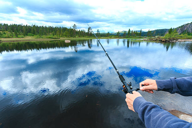 istock Man fly-fishing in Norway 546197654