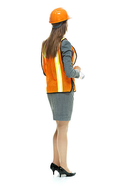 istock Rear view of architect looking away 546199312