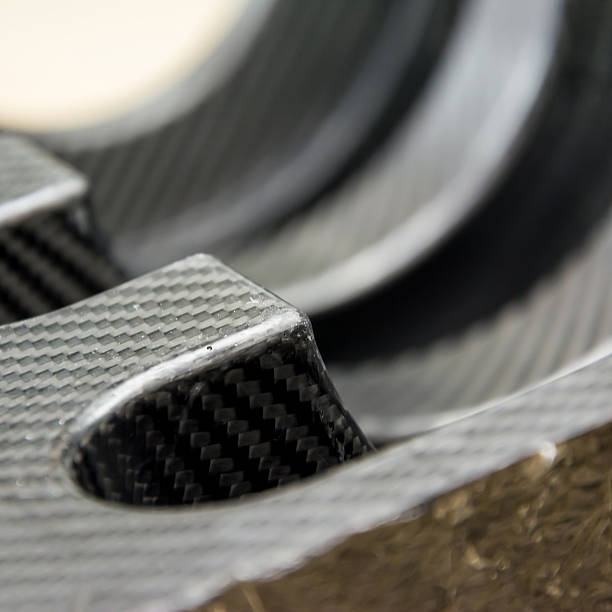 istock Carbon fiber composite raw material background 546202588
