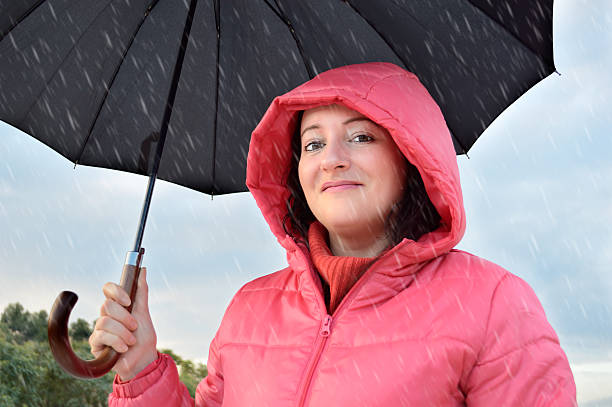istock happy woman under the rain 546203840